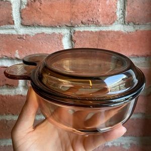 Amber Grabit Vintage Vision Corning Pyrex V-150-B